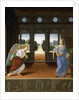 The Annunciation and Three Stories from Genesis c.1480-85 by Lorenzo di Credi