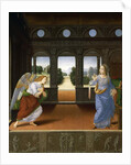 The Annunciation and Three Stories from Genesis c.1480-85 by Lorenzo di Credi