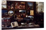 Cabinet d'amateur, 1620-26 by Frans II the Younger Francken