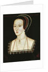Portrait of Anne Boleyn, c.1533-36 by English School