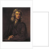 Portrait of Isaac Newton, after the original by Sir Godfrey Kneller of 1689, 1863 by Thomas Barlow