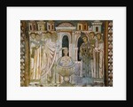 Emperor Constantine, having been cured of leprosy by Italian School