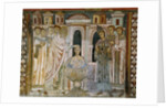 Emperor Constantine, having been cured of leprosy by Italian School