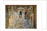 Emperor Constantine, having been cured of leprosy by Italian School