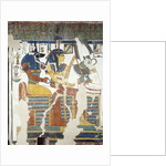 Anubis, Osiris and Nefertari by Egyptian 19th Dynasty