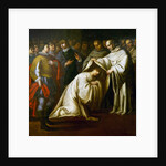 St Bernard of Clairvaux covering a man with robes. by Bento Coelho da Silveira