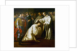 St Bernard of Clairvaux covering a man with robes. by Bento Coelho da Silveira