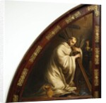 Saint Bernard of Clairvaux, Arma Christi. by Bento Coelho da Silveira