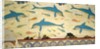The Dolphin Fresco in the Queen's Bathroom, Knossos, Crete 1550-1450 BC by Minoan Minoan