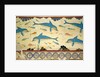 The Dolphin Fresco in the Queen's Bathroom, Knossos, Crete 1550-1450 BC by Minoan Minoan