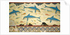 The Dolphin Fresco in the Queen's Bathroom, Knossos, Crete 1550-1450 BC by Minoan Minoan