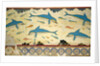 The Dolphin Fresco in the Queen's Bathroom, Knossos, Crete 1550-1450 BC by Minoan Minoan