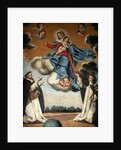 Our Lady of the Rosary with St. Dominic and St. Catherine of Siena by Spanish School