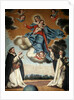 Our Lady of the Rosary with St. Dominic and St. Catherine of Siena by Spanish School