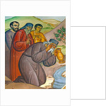 A Priest in mourning collecting his tears in a Tear Jar, Cyprus by Cypriot Cypriot