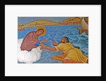 The Virgin Mary rescues a shipwrecked sailor, Cyprus by Cypriot Cypriot