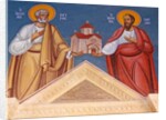 St. Peter and St. Paul holding Kykkos Monastery, Cyprus by Cypriot Cypriot