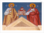 St. Peter and St. Paul holding Kykkos Monastery, Cyprus by Cypriot Cypriot