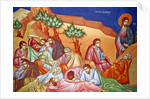 Apostles waiting for Jesus on the Mount of Olives in Jerusalem, Cyprus by Cypriot Cypriot