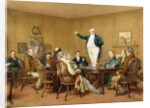Mr Pickwick Addresses the Club, 1890 by Charles Green