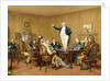 Mr Pickwick Addresses the Club, 1890 by Charles Green