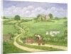 The Apple-barrow: Joseph Poorgrass wheeling a barrow of apples to Bathsheba's residence by Ditz Ditz
