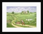 The Apple-barrow: Joseph Poorgrass wheeling a barrow of apples to Bathsheba's residence by Ditz Ditz