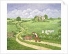 The Apple-barrow: Joseph Poorgrass wheeling a barrow of apples to Bathsheba's residence by Ditz Ditz