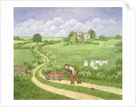The Apple-barrow: Joseph Poorgrass wheeling a barrow of apples to Bathsheba's residence by Ditz Ditz