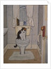 Cat on the Loo, 1991 by Ditz Ditz