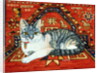 First Carpet-Cat-Patch, 1992 by Ditz Ditz