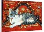 First Carpet-Cat-Patch, 1992 by Ditz Ditz