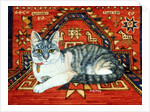 First Carpet-Cat-Patch, 1992 by Ditz Ditz