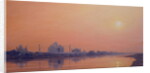 Sundown on the Yamuna by Derek Hare
