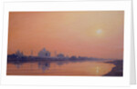 Sundown on the Yamuna by Derek Hare