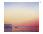 Sunset at Lake Palace, Udaipur by Derek Hare