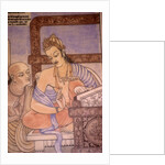 Chanakya and king Chandragupta by School Indian