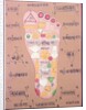 Tantric diagram of the right foot by School Indian