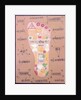 Tantric diagram of the right foot by School Indian