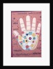Tantric diagram of the right hand by School Indian