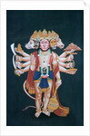 Shri Panchmukhi Hanuman by School Indian