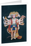 Shri Panchmukhi Hanuman by School Indian