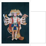 Shri Panchmukhi Hanuman by School Indian