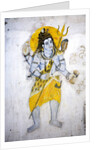 The god Shiva with a trishul by School Indian