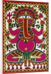 Elephant headed god Ganesh by School Indian