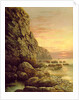 Seascape with Cliff at Sunset, 1889 by J. H. Blunt