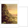 Seascape with Cliff at Sunset, 1889 by J. H. Blunt