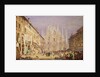 Milan, the Cathedral Square by Samuel Prout