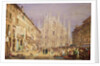 Milan, the Cathedral Square by Samuel Prout