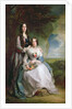 Lady Adeliza Manners and Lady Mary Foley, 1848 by Francis Grant